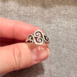 JA scroll ring. Retired